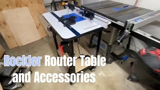 Review Rockler Router Table and With Accessories with Triton Router Mounted [upl. by Walworth656]