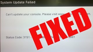 How to Fix quotSystem Update Failedquot  Any Status Code Xbox 360 [upl. by Yand2]