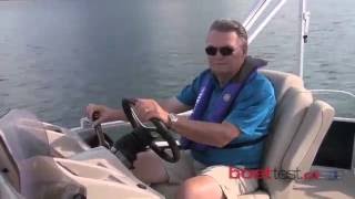 2016 Bennington 21SLX 21 TriToon  Boat Test [upl. by Edgerton451]