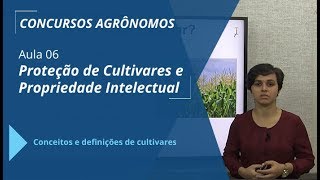 Cultivares conceitos e denominação de cultivares  Concurso Agrônomo  Aula 0611 [upl. by Aenehs816]