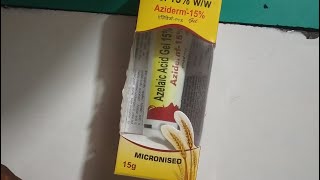 Aziderm 15  gel Aziderm 15 gel uses aziderm 15 gel price aziderm 15 gel for pimple aziderm 15 gel [upl. by Ellenrahc880]