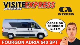 FOURGON ADRIA 540 SPT  2019  OCCASION [upl. by Piane]