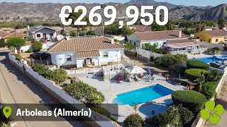 HOUSE TOUR SPAIN  Villa with annex in Arboleas  €269950  ref 02416 [upl. by Mada]