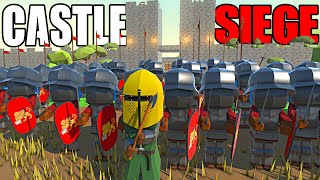 I Sent a Giant MEDIEVAL ARMY to Siege CASTLE  Ancient Warfare 3 [upl. by Benis519]