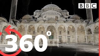 360° Explore Hagia Sophia Istanbuls incredible Roman church  BBC [upl. by Ennovahc877]