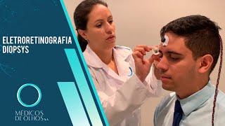 Exame Eletroretinografia Diopsys  Médicos de Olhos SA [upl. by Serene]