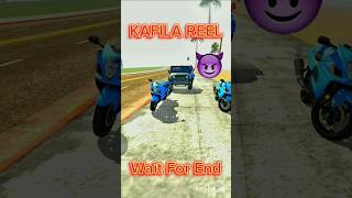 Kafila Cara Ka Reel😎 Indian Bike Driving 3D Shorts Viralvideo [upl. by Chip735]