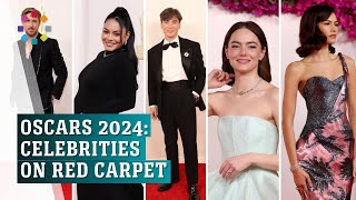 Oscars 2024 red carpet All the best glam and gowns from Hollywood’s big night [upl. by Christenson]