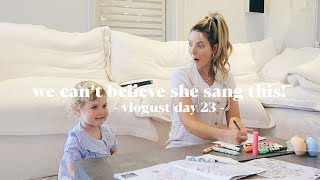 We Cant Believe She Sang This amp Mums Birthday  Vlogust Day 23 [upl. by Blackburn919]