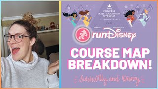 runDisney 2023 Princess Half Marathon Weekend Course Map Breakdown [upl. by Marni31]