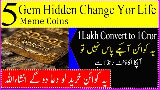 5 Gem Hidden Coins Hold 2024  Meme Coins Price Prediction  Dogi Next Ordi  BullRun Coming Soon [upl. by Gabbie213]