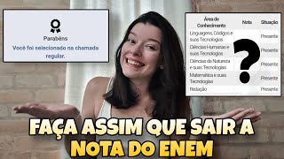 O QUE FAZER QUANDO SAIR A NOTA DO ENEM 2023 l Como usar a nota do Enem [upl. by Eshman]