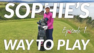 HOW TO PREPARE FOR A NEW GOLF COURSE with LET Tour Pro Sophie Walker  Worsley Park [upl. by Gio783]