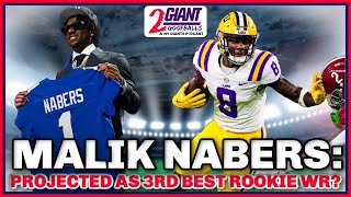 Is Giants Malik Nabers On Track To Be The 3rd Best Rookie WR Of 2024 [upl. by Quartet398]