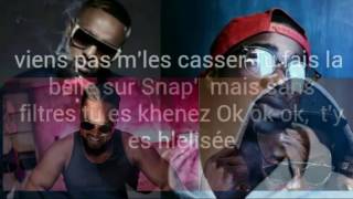 Alonzo  Feu dartifice ft MHD paroles [upl. by Nolyaj]