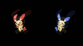 Plusle amp Minun Cry Comparison [upl. by Anivla]