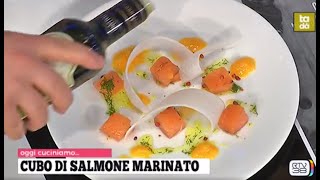 CUBO DI SALMONE MARINATO [upl. by Panthea]