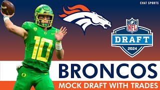 Denver Broncos Mock Draft With Trades 7Round NFL Mock Draft [upl. by Nicolella]