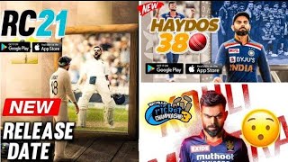 RC 21 TRAILER amp WCC3 NEW UPDATE amp HAYDOS 380 CRICKET GAME [upl. by Anuqahs]