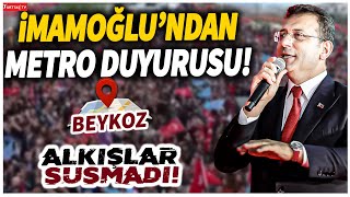 İmamoğlundan yeni metro duyurusu Alkışlar susmadı [upl. by Forelli883]