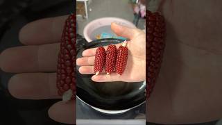 Make popcorn with red corn [upl. by Udell]