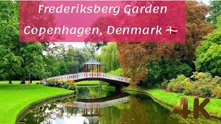 Frederiksberg Garden Copenhagen Denmark Summer 20214k by Danmarkfotografi [upl. by Stulin]