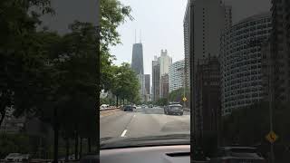 A drive down Lake Shore Drive in Chicago travel chicago pov [upl. by Evelunn]