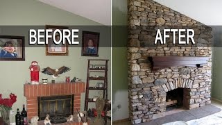 Fireplace mantel with surrounding builtins all created by CarpentryMastersco [upl. by Genesia171]