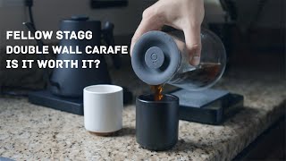 Fellow Products Stagg Double Wall Glass Coffee Carafe  Unboxing and Review  Coffee Brewing [upl. by Ykcul]