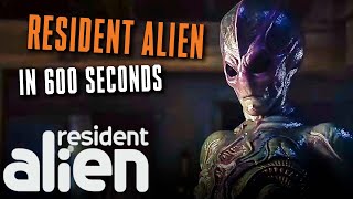 Resident Alien Season 1 Recap in 600 ish Seconds  Resident Alien  SYFY [upl. by Neellek]