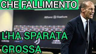 Allegri lha sparata grossa  CHE FALLIMENTO Formazione Juve  Atalanta [upl. by Doug]