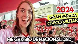 Primera vez en GRAN PARADA y DESFILE CÍVICO MILITAR PERÚ 2024 [upl. by Hunt]