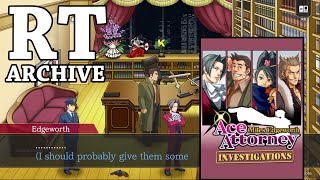 RTGame Streams Ace Attorney Investigations Miles Edgeworth [upl. by Mcgregor]