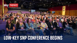 Fears among SNP members as lowerkey party conference gets under way [upl. by Hanleigh120]