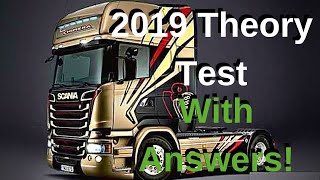 2019 HGV Theory Test amp Answers [upl. by Coraline]