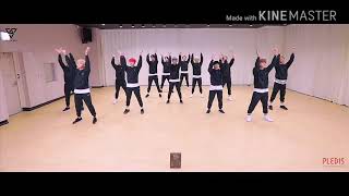 Seventeen 세븐틴  SVT CLAP 박수 Dance practice 2x faster [upl. by Enamrahc]