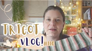 Et si je refaisais le même châle   Vlog Tricot 110 [upl. by Bernj244]