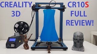 Creality CR10S Full review Is it better than old CR10 [upl. by Ahsinel]