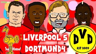 Liverpool vs Borussia Dortmund 54 43 Europa League Quarter Final Comeback Goals Highlights 2016 [upl. by Coward465]