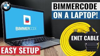 BimmerCode amp BimmerLink with a Laptop  Easy Setup with ENET CABLE [upl. by Ytinirt]