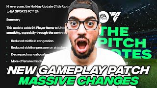 NEW GAMEPLAY PATCH FINALLY FIXES ATTACKING AI PRESSURE TACTICS AND MORE  FC 24 ULTIMATE TEAM [upl. by Yr]