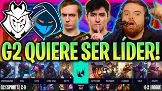 IBAI CASTEA A G2 BUSCANDO SER LÍDER  G2 vs RGE LEC INVIERNO 2024 ESPAÑOL LVP [upl. by Eillac]