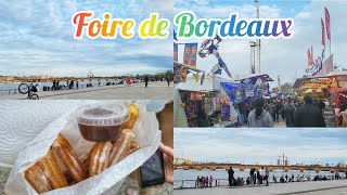 Vlog à Bordeaux Foire aux plaisirs [upl. by Tenay]