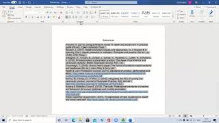 How to format your APA 7th ed reference list default [upl. by Mada]