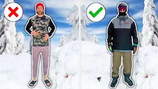 Everything You Need To Wear Snowboarding [upl. by Octavius250]