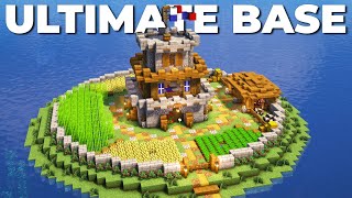 Minecraft ULTIMATE Survival Base Tutorial [upl. by Aisilef]