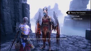 God of War Ragnarok Valhalla Eirs First Backstory Dialogue Healers Daughter Valkyrie [upl. by Sibylle146]