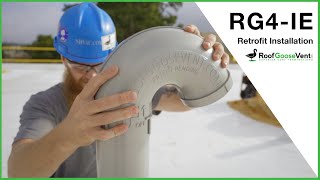 How To Install 4Inch Roof Exhaust Vent On Flat And Low Slope Roofs [upl. by Ettenirt664]