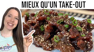 Comme au Resto Boeuf Croustillant au Sésame  HOP DANS LE WOK [upl. by Frymire]