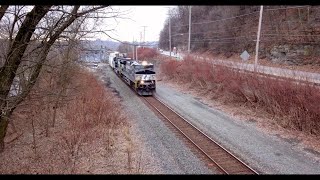 NS 10K near Blawnox PA on the Conemaugh Line [upl. by Tterag]